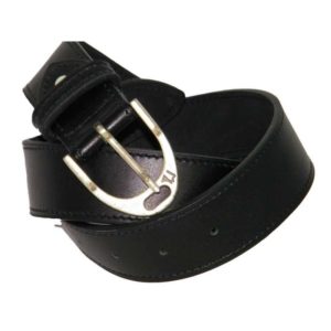 ceinture en cuir pour cadeau cavalier par un artisan français