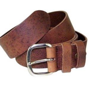 Ceinture en cuir naturel fabrication artisanale
